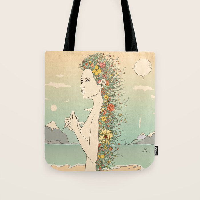 Facade of Existence (Let Life Blossom) Tote Bag Gallery Image 1