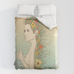 Facade of Existence (Let Life Blossom) Comforter Gallery Image 6