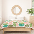 Mod Geometrics | Green Duvet Cover Gallery Image 3