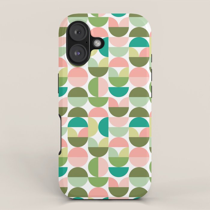 Mod Geometrics | Green iPhone Case Gallery Image 1