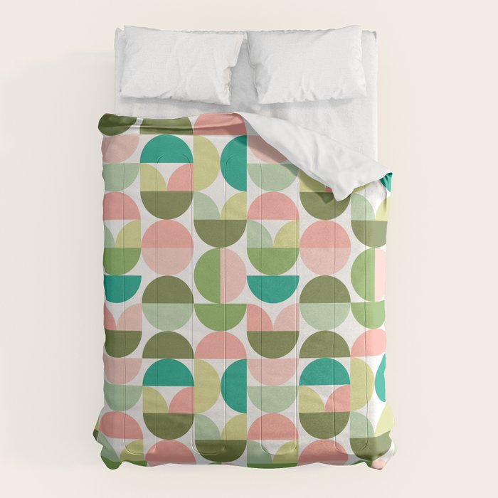 Mod Geometrics | Green Comforter Gallery Image 6