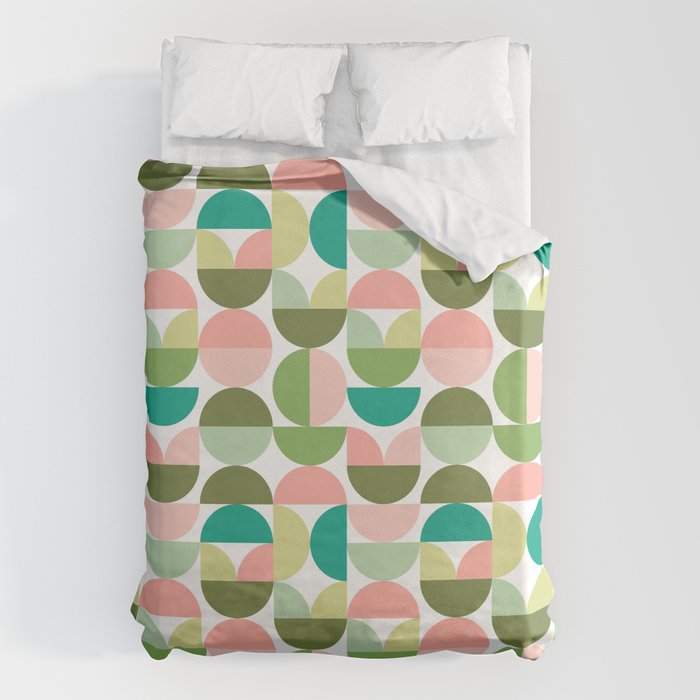 Mod Geometrics | Green Duvet Cover Gallery Image 6