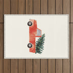 Back Home for Christmas Outdoor Rug Gallery Image 1