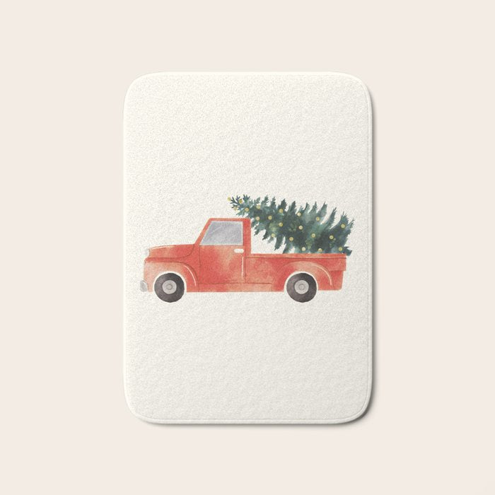Back Home for Christmas Bath Mat Gallery Image 1