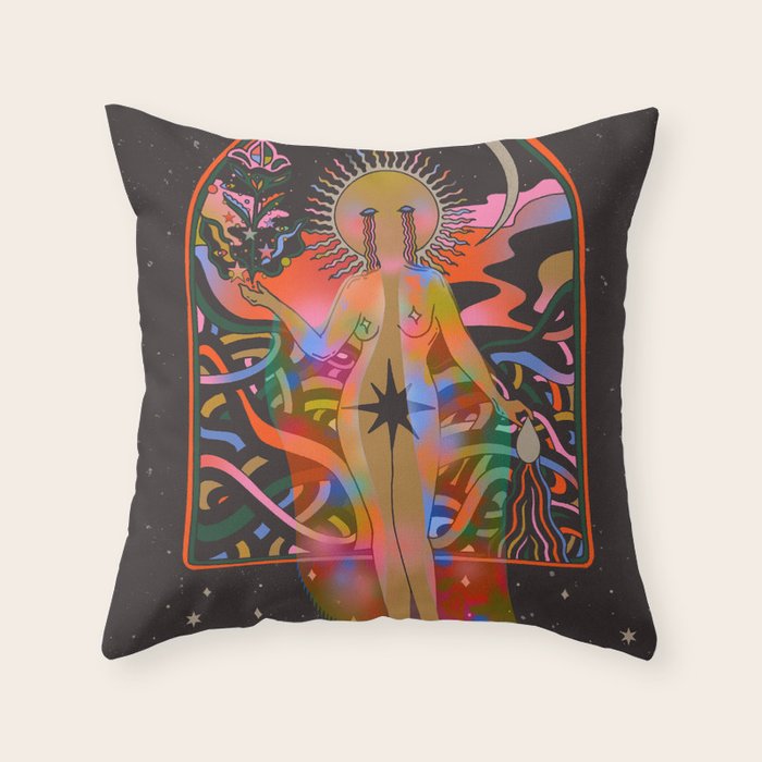 sol madre  Throw Pillow Gallery Image 6