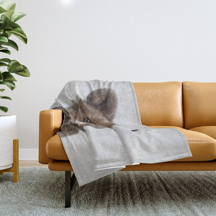 Baby Bear - Colorful Throw Blanket Gallery Image 1