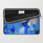 blue summer lilies garden Laptop Sleeve Gallery Image 2