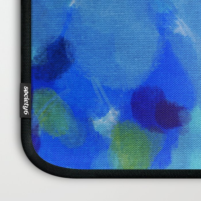 blue summer lilies garden Laptop Sleeve Gallery Image 3