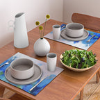 blue summer lilies garden Placemat Gallery Image 2