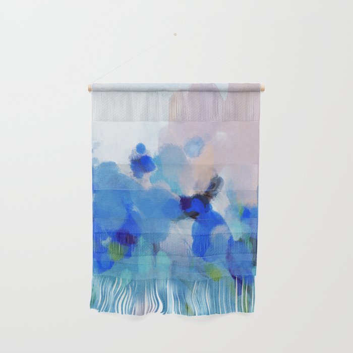 blue summer lilies garden Wall Hanging Gallery Image 1