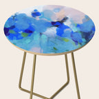 blue summer lilies garden Side Table Gallery Image 2