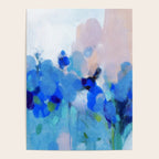 blue summer lilies garden Poster Gallery Image 4