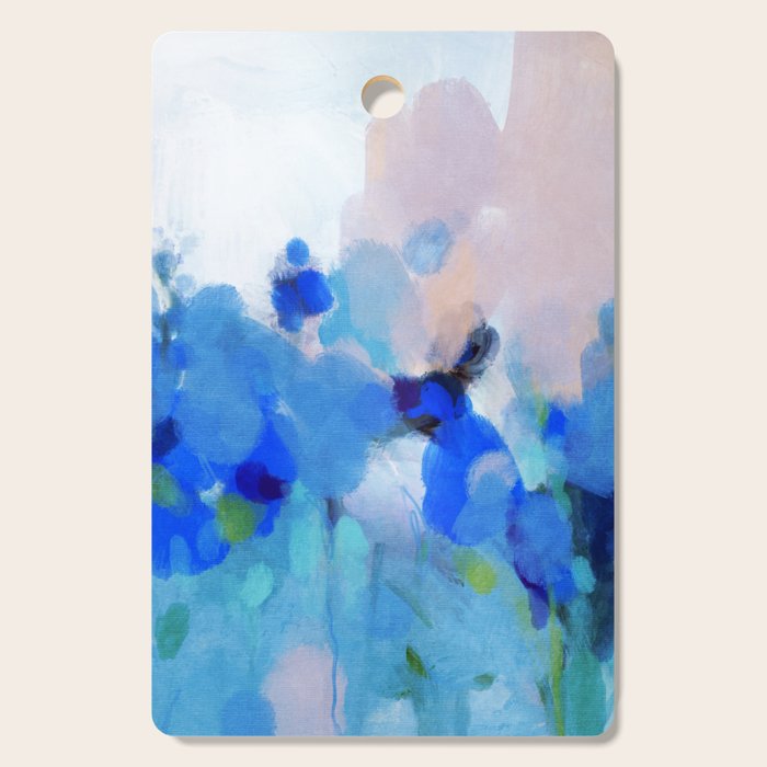 blue summer lilies garden Cutting Board Gallery Image 1