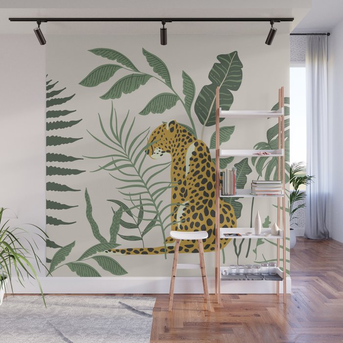 Kahlo Cheetah Prints Wall Mural Gallery Image 1
