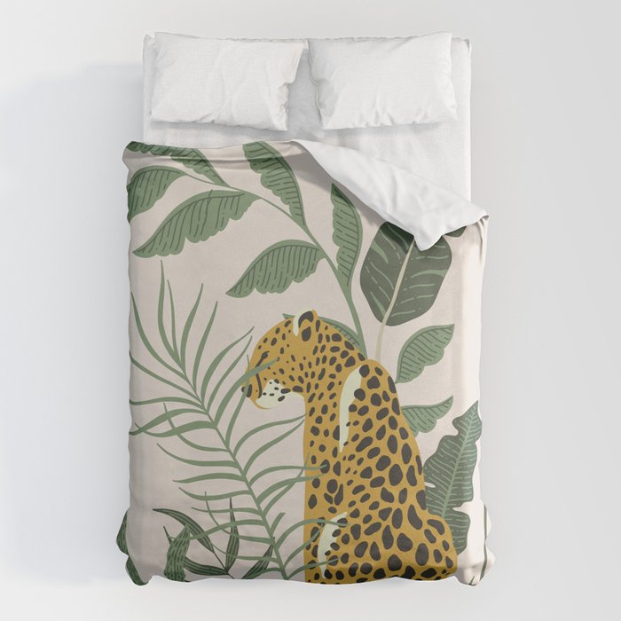 Kahlo Cheetah Prints Duvet Cover Gallery Image 1
