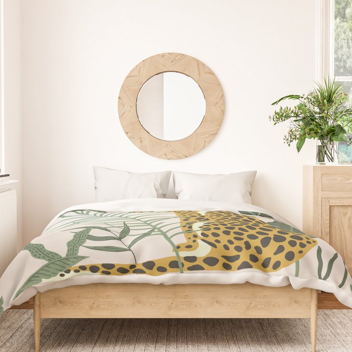 Kahlo Cheetah Prints Duvet Cover Gallery Image 3
