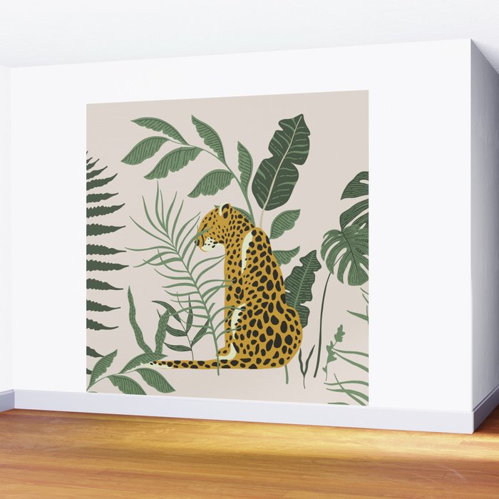 Kahlo Cheetah Prints Wall Mural Gallery Image 2