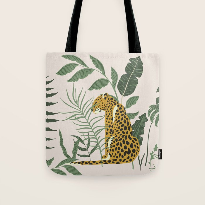 Kahlo Cheetah Prints Tote Bag Gallery Image 1