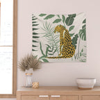 Kahlo Cheetah Prints Wall Tapestry Gallery Image 2