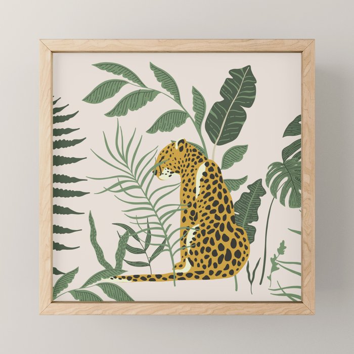 Kahlo Cheetah Prints Mini Art Print Gallery Image 1
