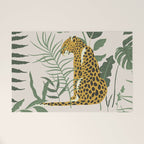 Kahlo Cheetah Prints Welcome Mat Gallery Image 1