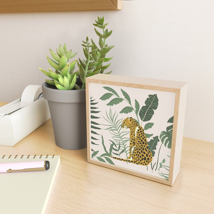 Kahlo Cheetah Prints Mini Art Print Gallery Image 2