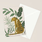 Kahlo Cheetah Prints Stationery Card Gallery Image 2