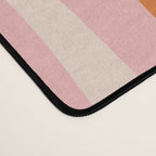 Liquid Swirl Retro Abstract Pattern in Pink Orange Cream Desk Mat Gallery Image 4