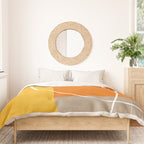 Orange Yellow Brown Artwork Duvet Cover Gallery Image 3