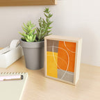 Orange Yellow Brown Artwork Mini Art Print Gallery Image 2