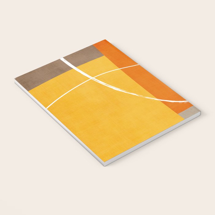 Orange Yellow Brown Artwork Notebook Gallery Image 3