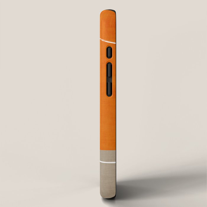 Orange Yellow Brown Artwork iPhone Case Gallery Image 2