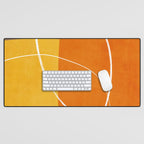 Orange Yellow Brown Artwork Desk Mat Gallery Image 1