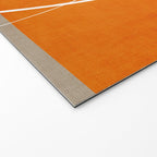 Orange Yellow Brown Artwork Welcome Mat Gallery Image 2