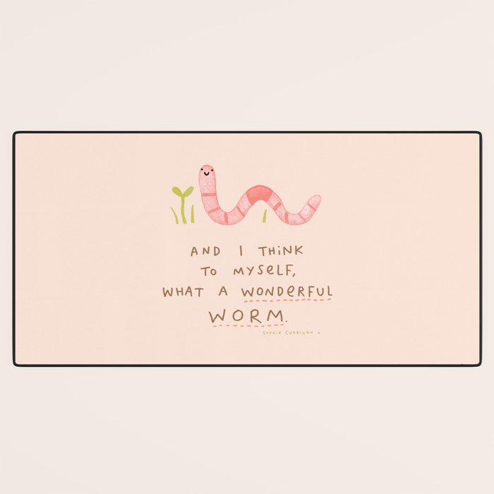 Wonderful Worm Desk Mat Gallery Image 3