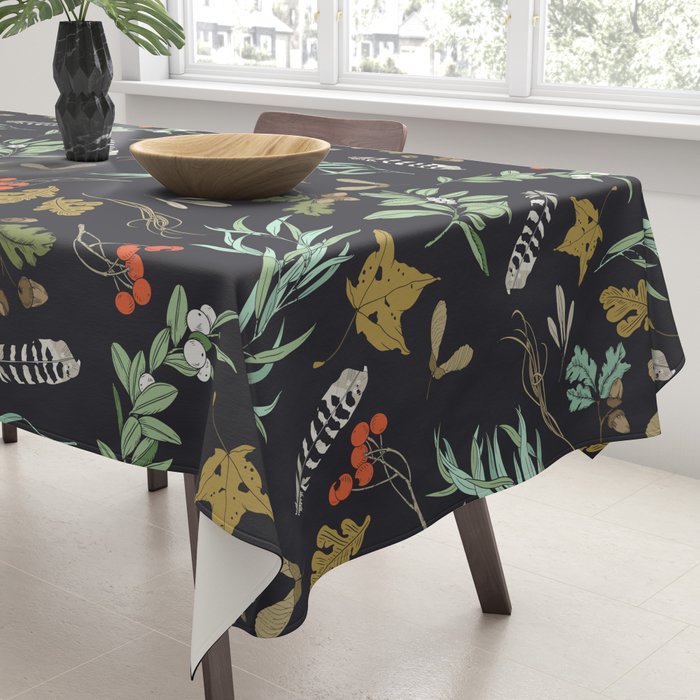 Boho vintage nature Tablecloth Gallery Image 3