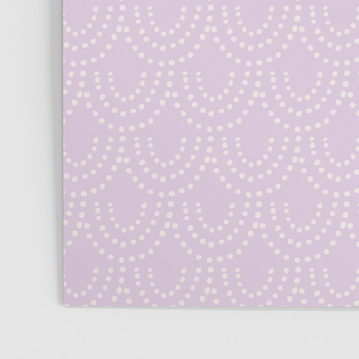 Dotted Scallop - Wisteria Poster Gallery Image 3