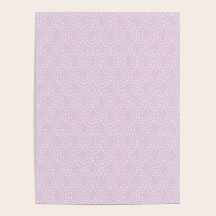 Dotted Scallop - Wisteria Poster Gallery Image 4