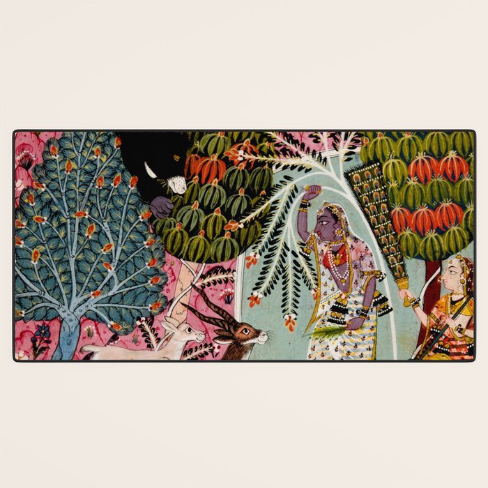 Todi Ragini Indian Painting Illustration Desk Mat Gallery Image 3