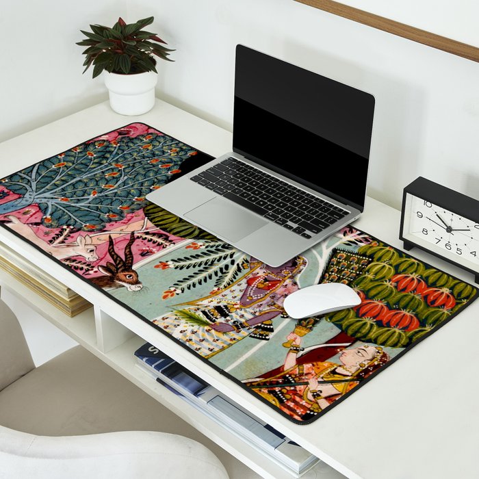Todi Ragini Indian Painting Illustration Desk Mat Gallery Image 2