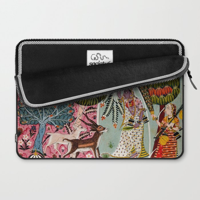 Todi Ragini Indian Painting Illustration Laptop Sleeve Gallery Image 2