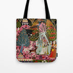 Todi Ragini Indian Painting Illustration Tote Bag Gallery Image 1