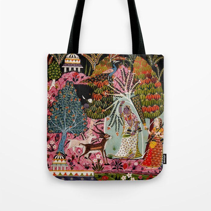 Todi Ragini Indian Painting Illustration Tote Bag Gallery Image 1