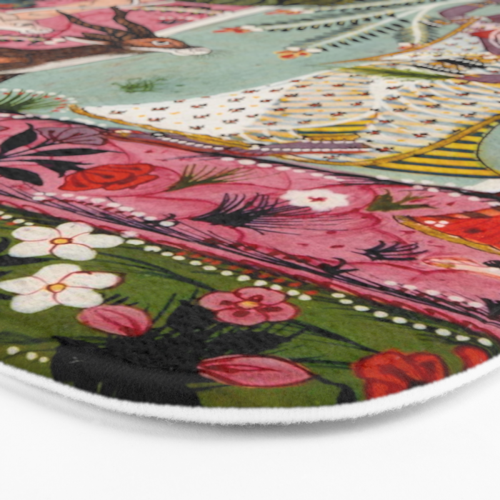 Todi Ragini Indian Painting Illustration Bath Mat Gallery Image 3