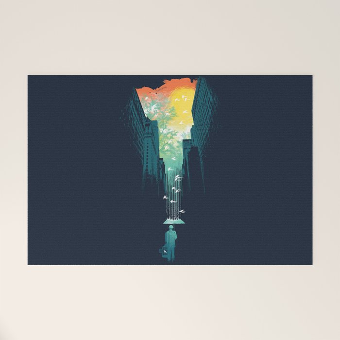 I Want My Blue Sky Welcome Mat Gallery Image 1