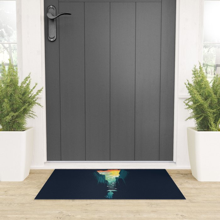 I Want My Blue Sky Welcome Mat Gallery Image 3