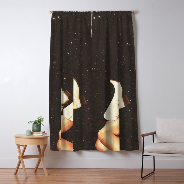 These Boots - Space & Stars Cowgirl Window Curtain Gallery Image 5