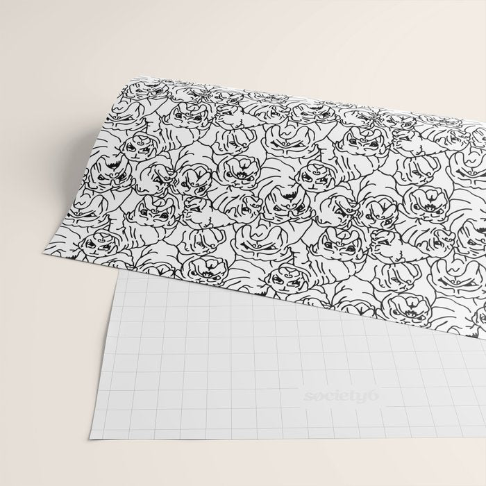 Oh English Bulldog Wrapping Paper Gallery Image 2