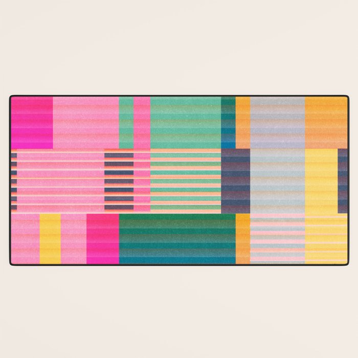 Colorful Geometric Abstract Art 22 Desk Mat Gallery Image 3