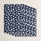 SHARK TEETH PATTERN-navy blue Wrapping Paper Gallery Image 3